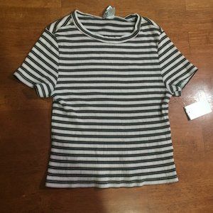 Divided Striped Top